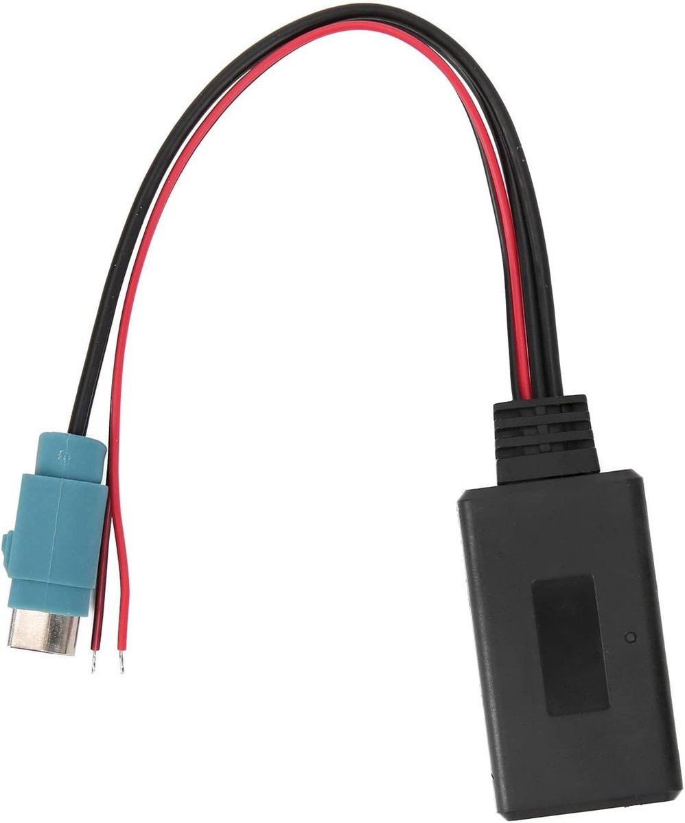 Bluetooth-adapter Alpine, Auto Bluetooth-module AUXIN-kabel Draadloze Audio-adapter AUX-IN ABS 12V Vervanging voor Alpine IDAX001 IVA205R van Ph Pad MP3 (met Functie)
