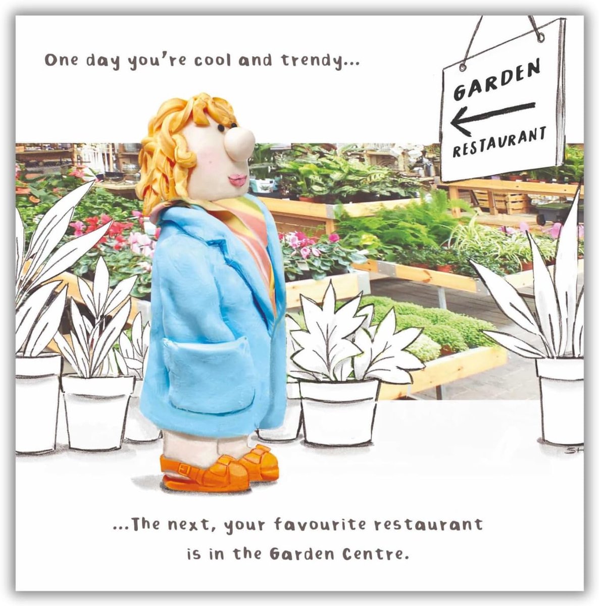 Family Verjaardagskaart voor haar, Op een dag ben je cool en trendy... Vrouwelijke verjaardagskaart, grappige verjaardagskaart voor haar