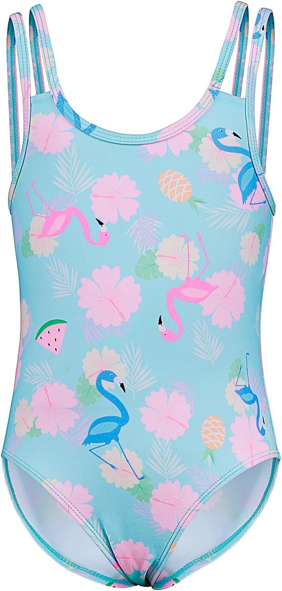 Zwemkleding voor Meisjes UPF 50+ Kinderen Eendelig Badpak Zwempak Sneldrogende Zomervakantie Strandkleding Bikini voor Kinderen 4~12 jaar