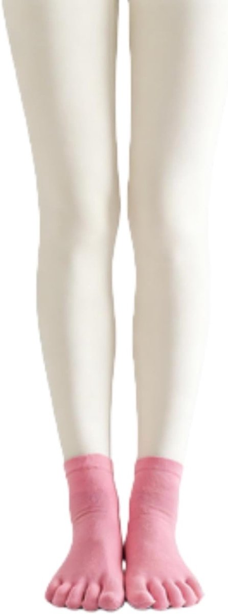 Sokken, pilatessokken, kleurrijke teensokken voor dames, stoppersokken met tenen, antislip antislipsokken, sportsokken, antislipsokken, lange gripsokken