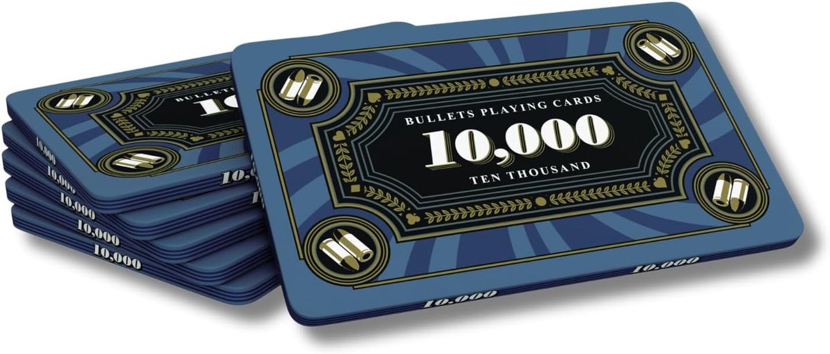 Poker Plaque Set - 10k - Keramisch - Set van 6 voor Poker Spellen