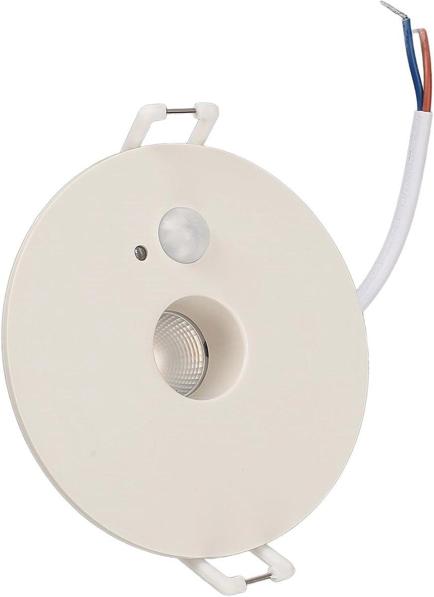 LED Plafondlamp met Bewegingssensor 9W 4000K Rond Verzonken Montage voor Woonkamer Gang Automatische Aan/Uit Lichtsensor Slimme Verlichting ABS Materiaal