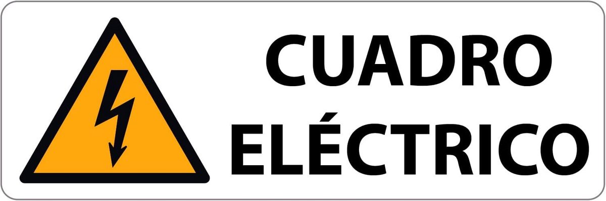 Stickers voor elektrische risico's | Vinylstickers voor elektrische fotolijsten | driehoek met flits | Europese norm W012, ASR A1.3, DIN EN ISO 7010 vinyl geel zwart 150 x 50 mm