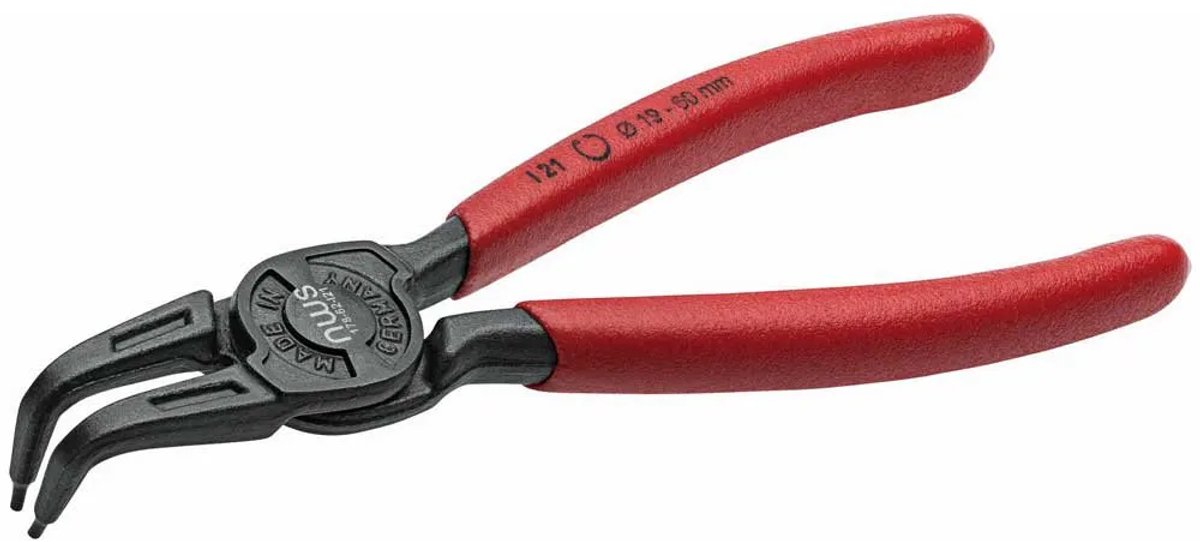 Nws J11 Ø Gebogen Binnenste Borgveertang 12-25 Mm Rood