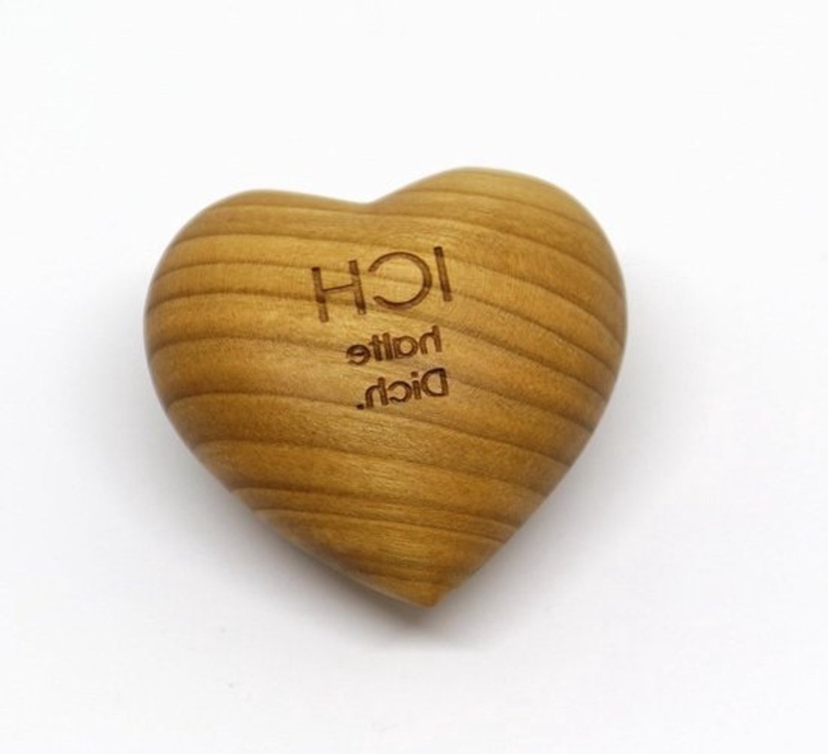 Houten Hart - Handvleier Cadeauhart - Gevoelens Uiten - Uniek Fruithout - 65 x 55 cm - Natuurlijk