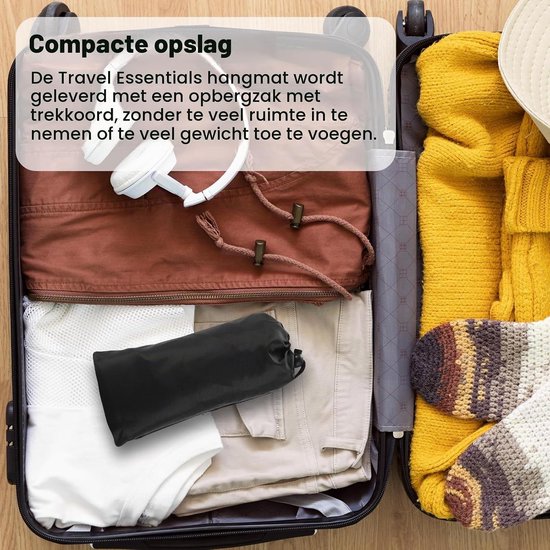 Draagbare Reis Voetsteun - Opvouwbare Hangende Voetstoel Hammock voor Comfortabel Reizen en Ontspannen — afbeelding 4