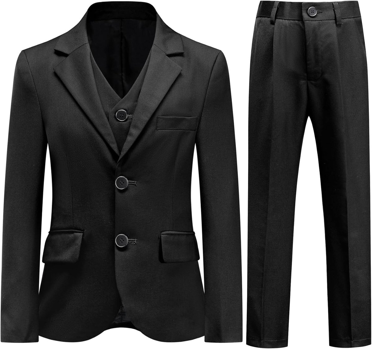 Jongenspak 4-delig formele kindergentleman outfit pak set slim fit met vlinderdas bruiloft doop