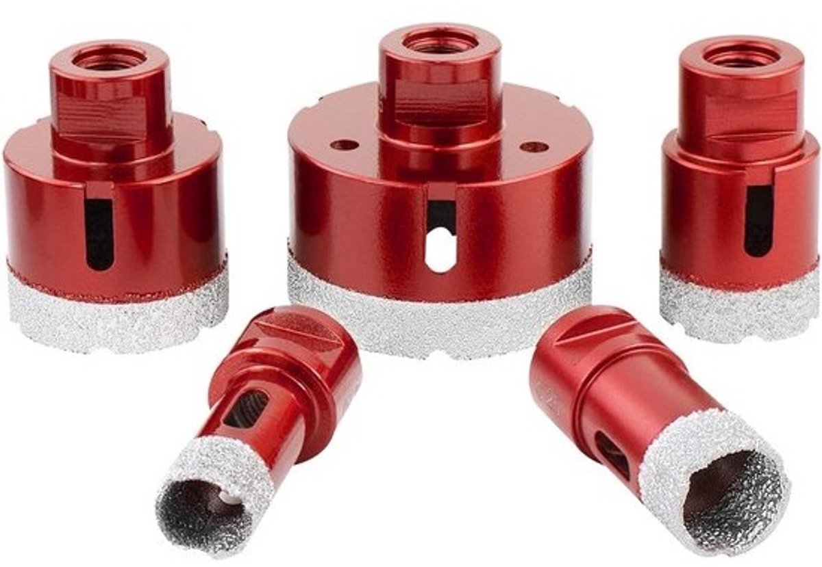 Diamant Gatenzaag Set voor Tegel Graniet Marmer en Glas met M14 Schroefdraad