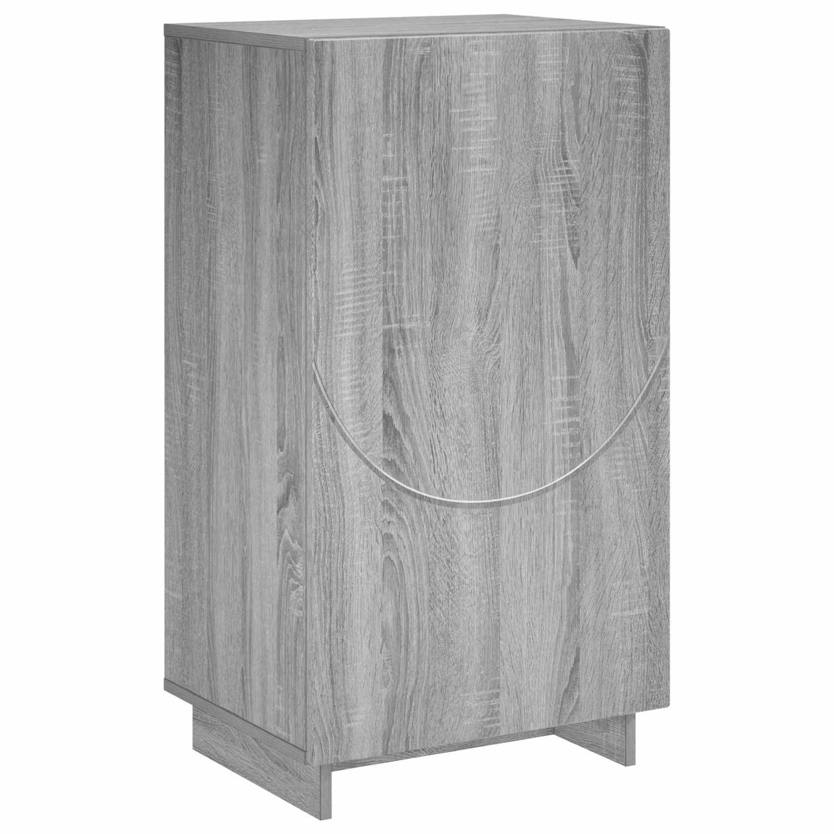 vidaXL Schoenenkast - 48 - x - 38 - x - 87,5 - cm - Bewerkt - hout - Grijs - Sonoma Grijs Sonoma