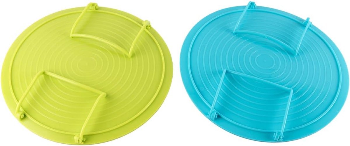 Dailygoods- Stoomrek 2 lagen - Opvouwbaar - Antislip - Magnetron gebruik - Hittebestendig - Diameter 23,5 cm - Magnetronrek