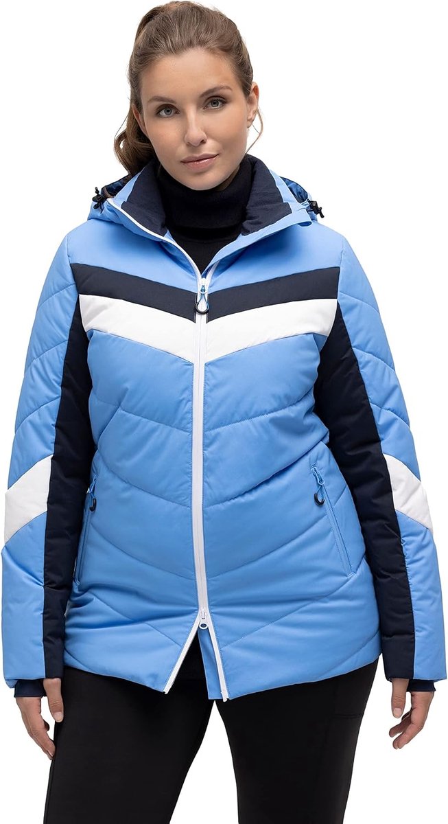 Popken Functionele Ski-jas Retro, Waterafstotend dames jas