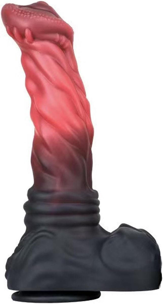 Extra grote dildo voor mannen en vrouwen Realistische anale dildo in de vorm van een paard met sterke zuignap Vaginale plug van siliconen Prostaatmassageapparaat (M)