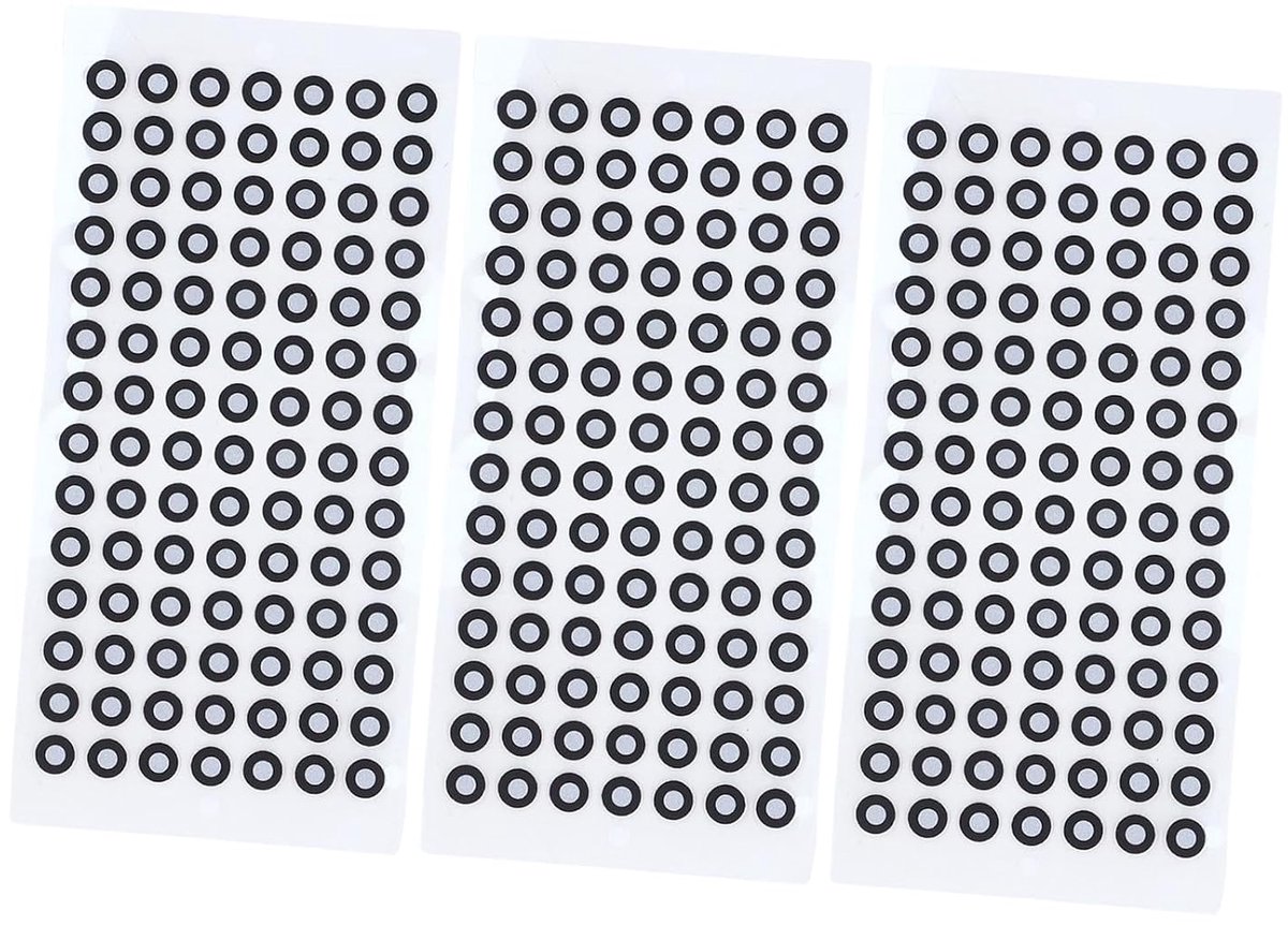 3D Scanner Scanmarkeringen, Infraroodlicht Reflecterende Stickers 980 Stuks, 3 Mm Stippen voor Bewegingsdetectie en Loopanalyse PET Materiaal voor Industrieel Gebruik