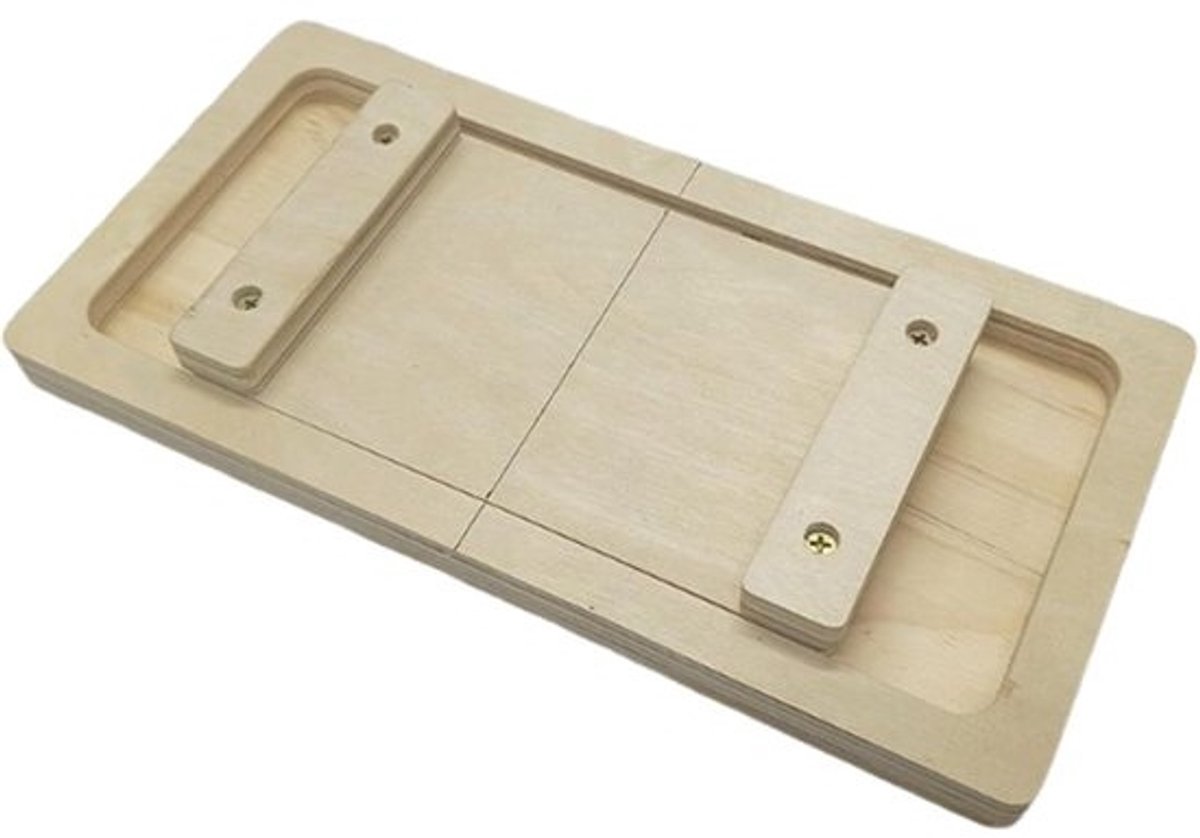 Vinger Trainer - Gripversterker Handtrainer - Kracht Opbouwen - Gladde Houten Constructie - 30 x 22.9 x 1 cm