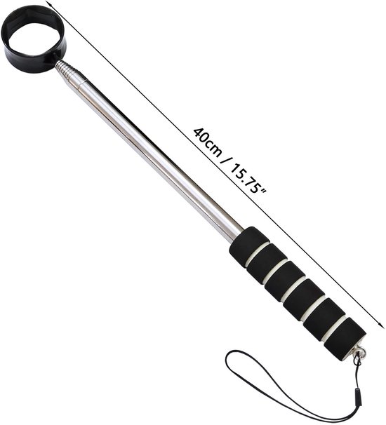 Golfballretriever 280cm - Telescoop - Lichtgewicht - Antislip Handgreep - Veiligheidskoord - Schokbestendig en duurzaam - Golfballpicker — afbeelding 5