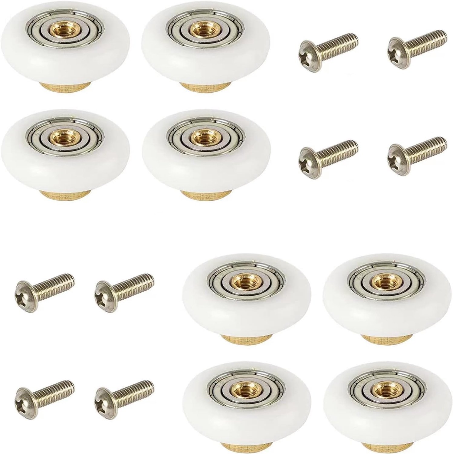 Vervangende Douchedeur Rollen 19 mm Diameter
