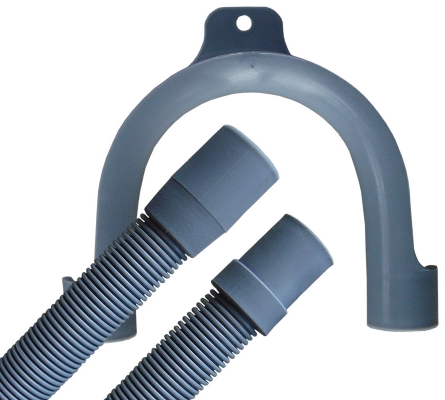 Afvoerslang 19 mm x 2,5 m met Beugel voor Wasmachine of Vaatwasser
