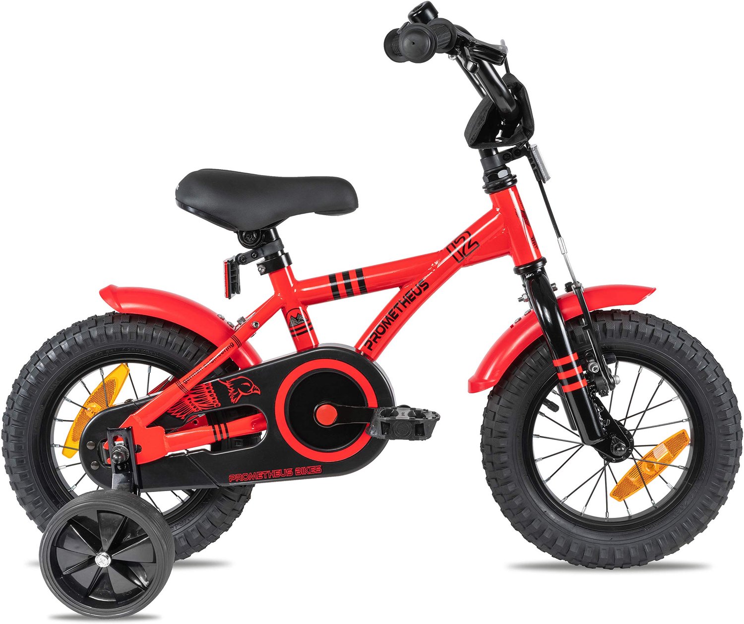 Kinderfiets 12 inch - Fiets voor jongens en meisjes met zijwieltjes