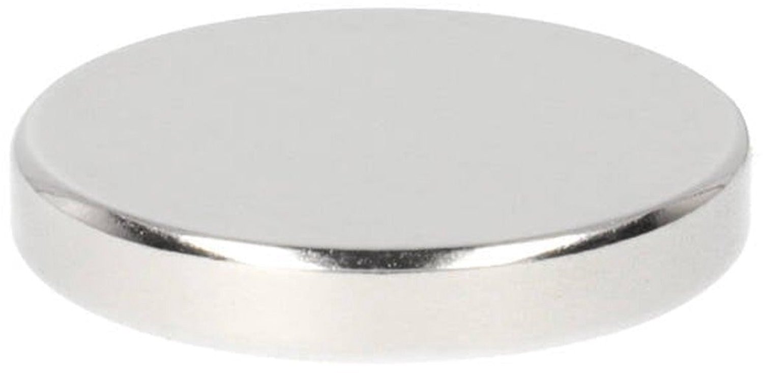 Neodymium Schijfmagneet Ø30 x 4 mm N45 NiCuNi – 3 stuks