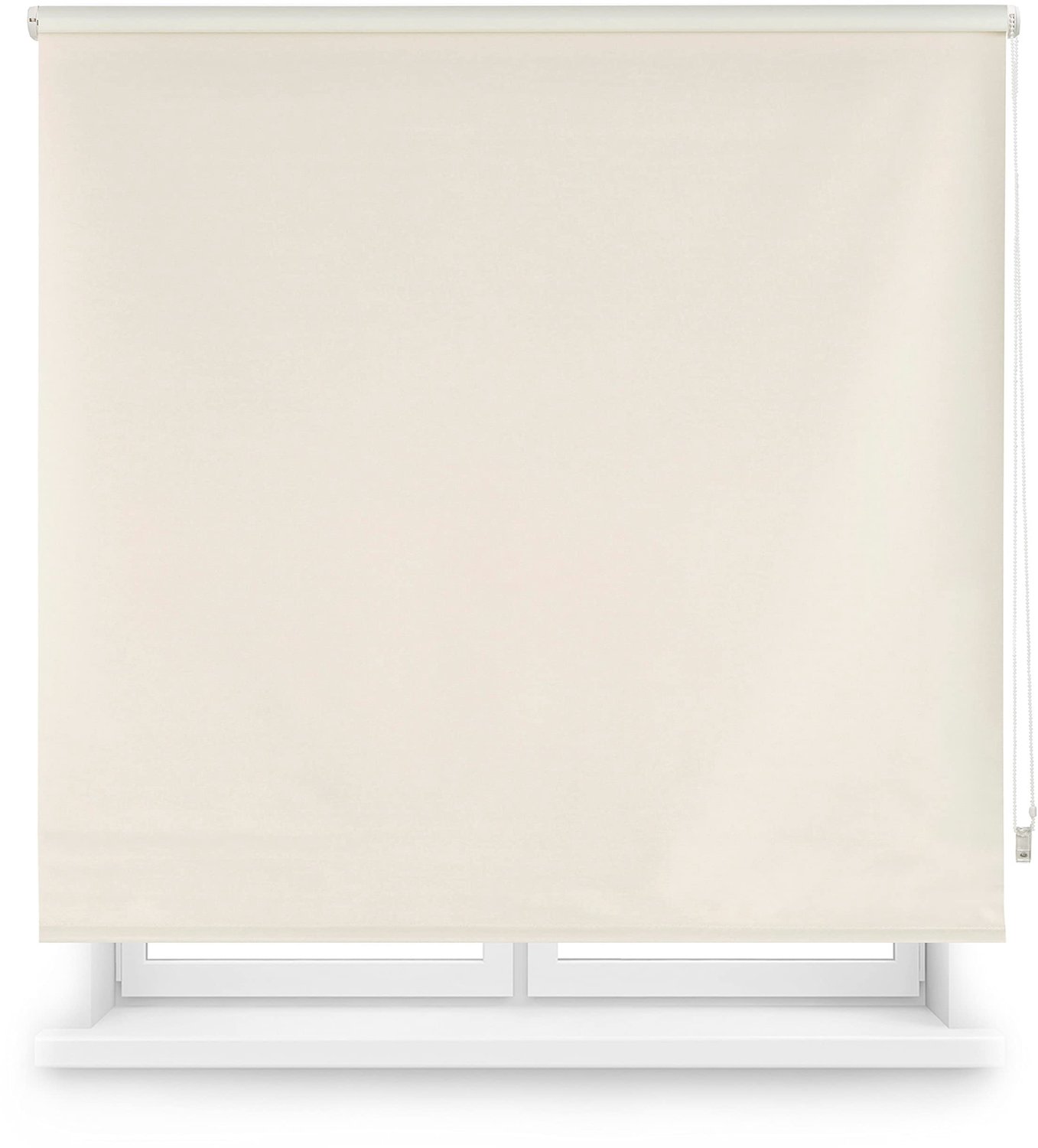 Thermisch Blackout Rolgordijn - 120 x 230 cm, Beige, Eenvoudige Wandmontage