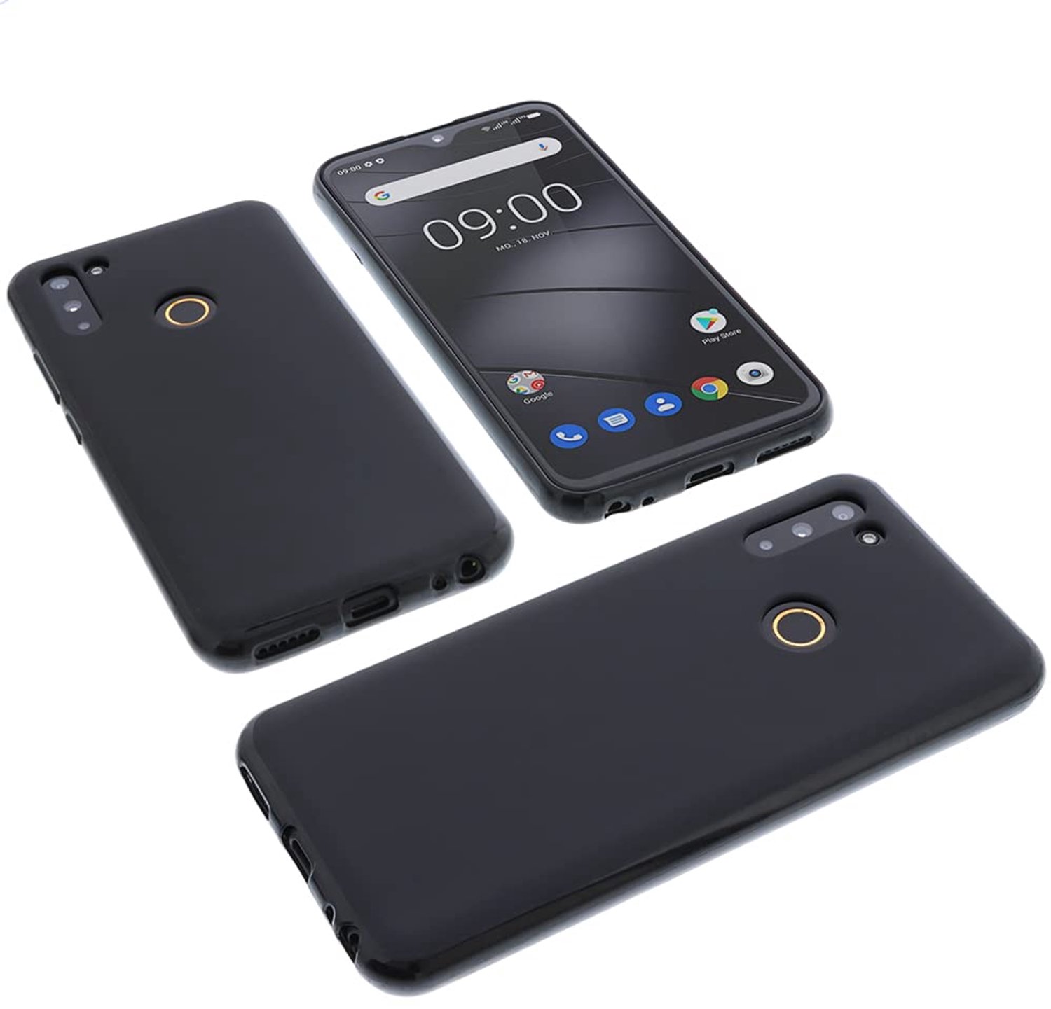 Beschermhoes voor Gigaset GS4 - Zwart TPU