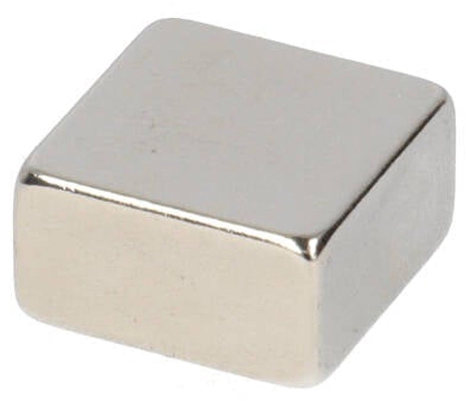 Neodymium Blokmagneet 15 x 15 x 8 mm N45 NiCuNi – 4 stuks