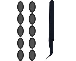 Stofdicht Filter Vervanging voor JBL Tune Flex/Flex 2 / Wave Flex/Raycon Essential Open Oortelefoon Stofgaas* 5 paar