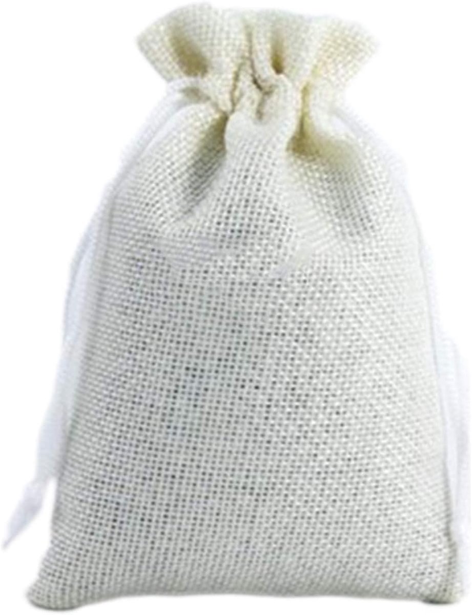 Jute tas, mini lichtgewicht geschenkzakken ademende zakjes met trekkoord verpakking opslag Jute zakken voor bruiloft, feest, verjaardag, Kerstmis