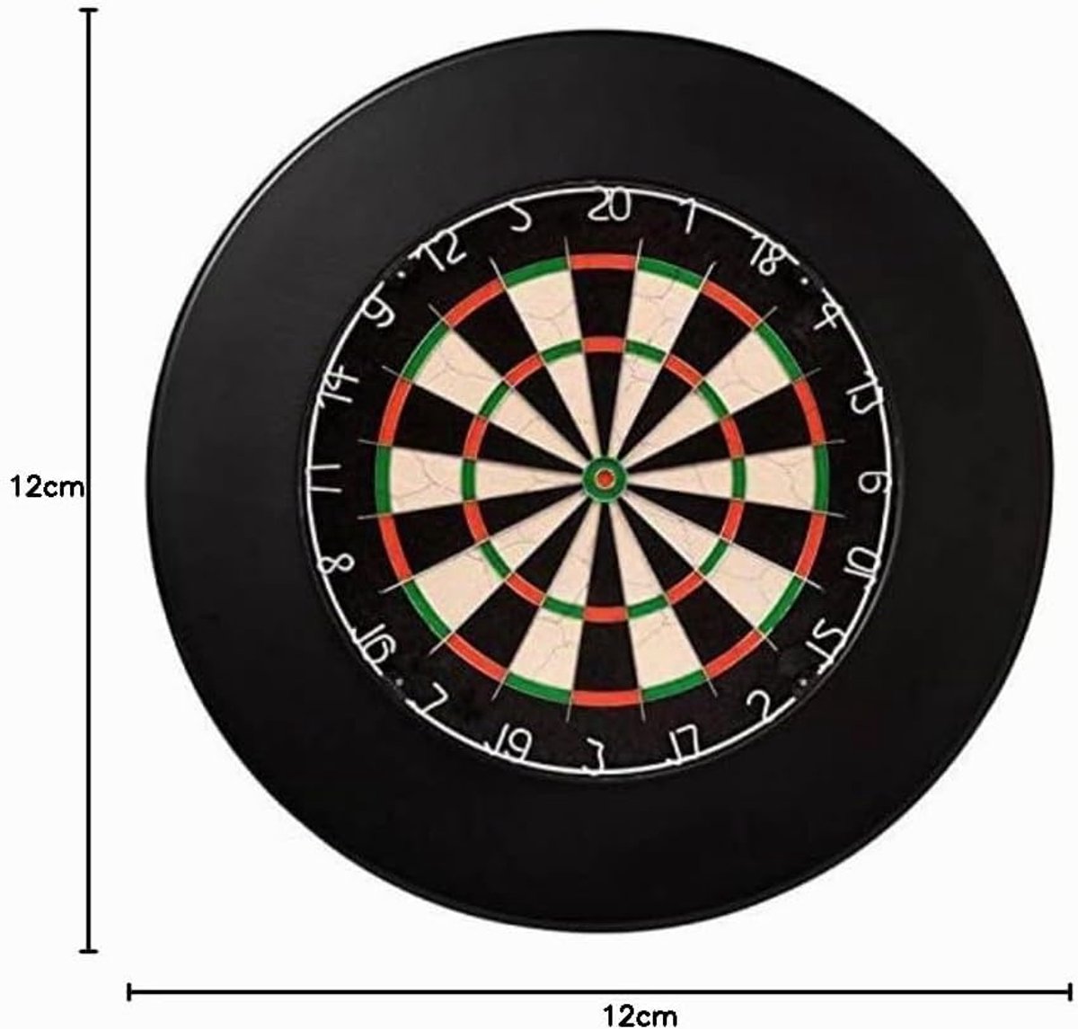 Surround - Dartbord Surround Zwart