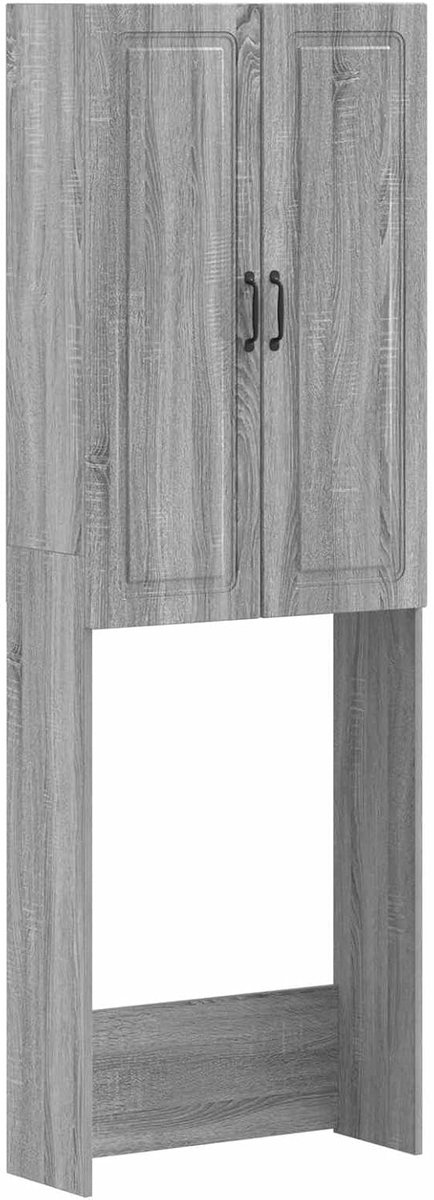 Sonoma-grijs houtmateriaal 66 x 25,5 x 190 cm