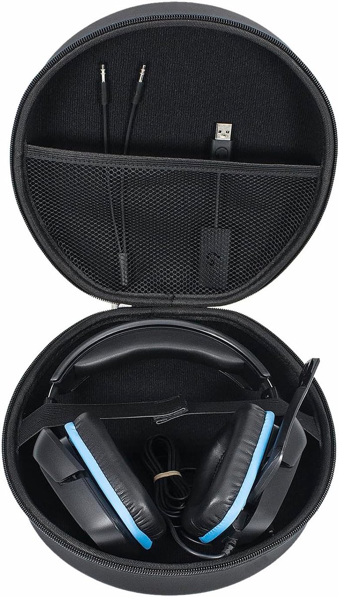 Duurzame Hard Travel Case voor Pro Gaming Headsets - Bescherming, Opbergruimte en Stijl - Zwart