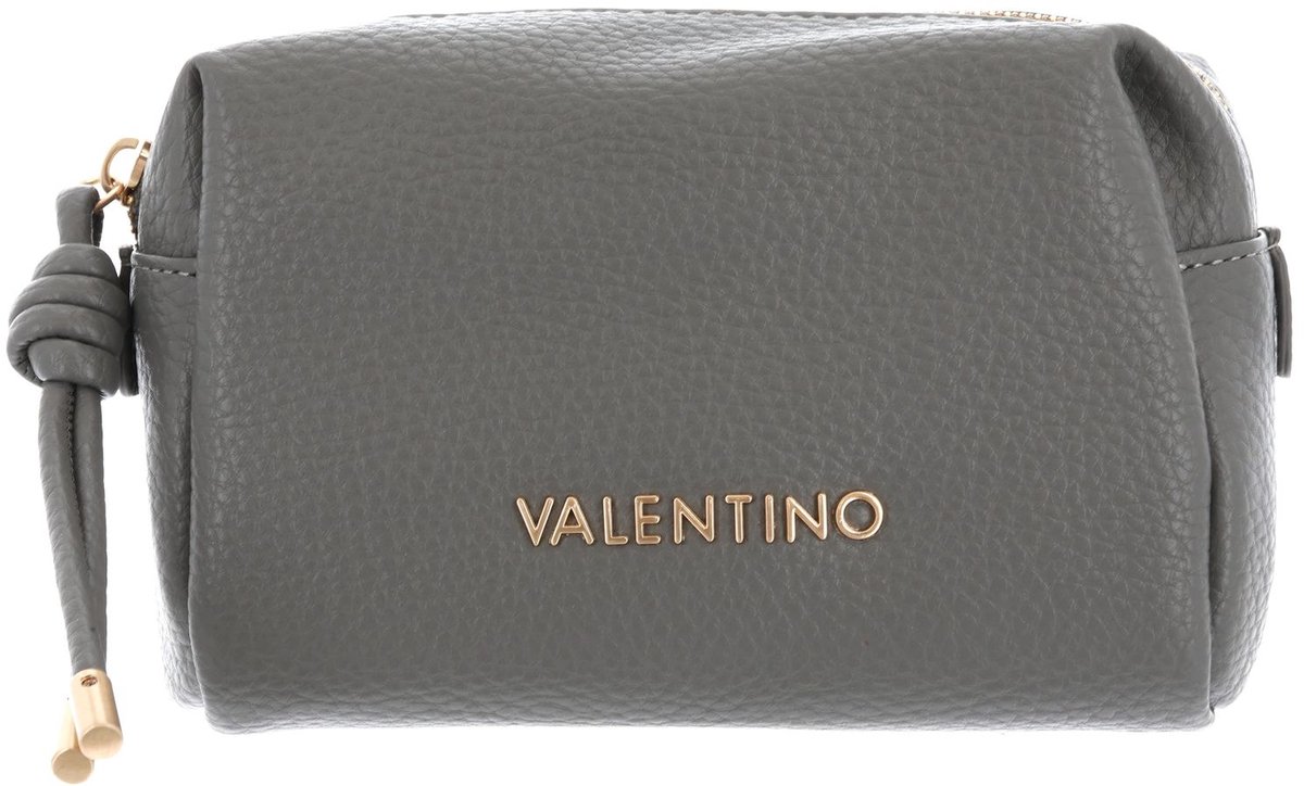 VALENTINO accessoiretas Saphira Soft Cosmetic Case Antracite donkergrijs