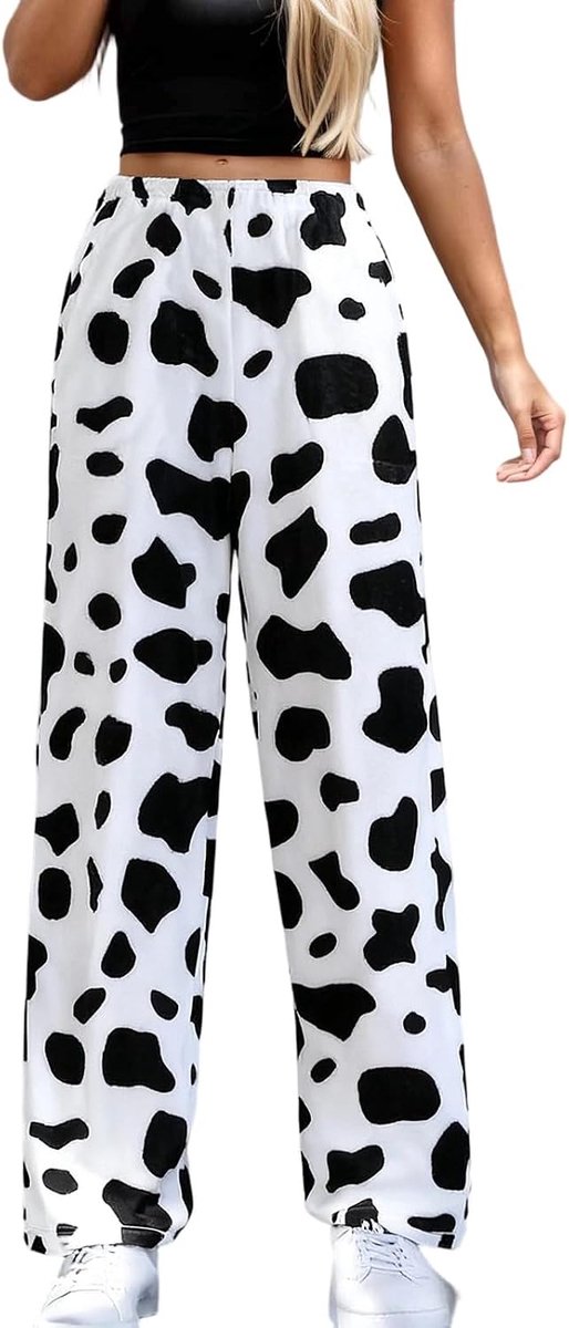 Broek Vrouwen Zomer Brede Hoge Taille Vloeiend Bohemian Losse Rechte Katoen Casual Lichtgewicht met Zakken Chic Strand Mode A118