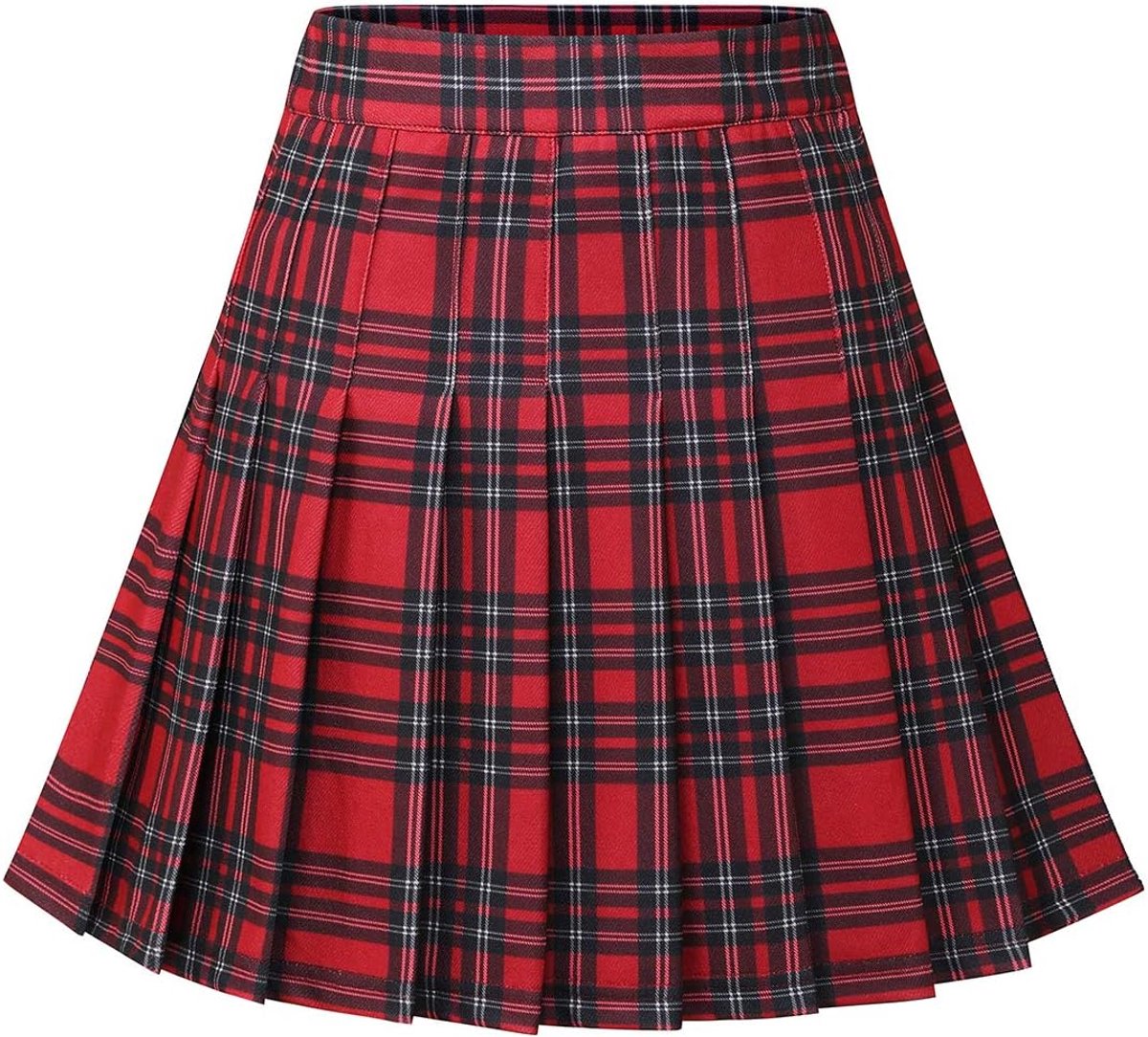 Rimpelrok schattig mini meisjes tartan school rok skater tennis rok