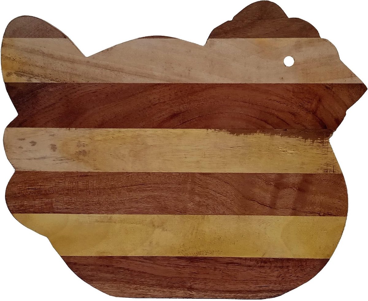 Houten Snijden, Snijden of Serveerbord: Handgesneden Chef Board; Duurzame Keuken Eetaccessoire (11075)