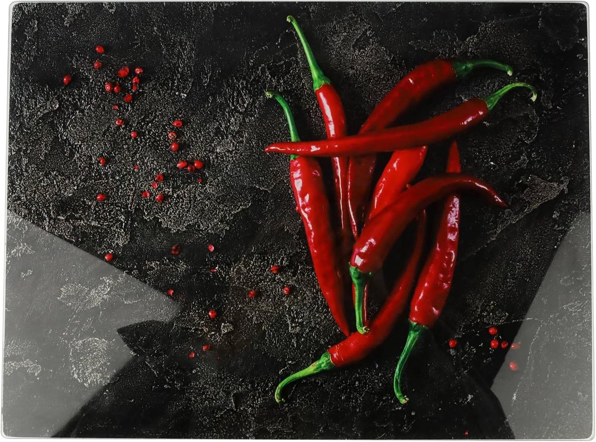 Snijplank 30 x 40 cm - Chilipepers