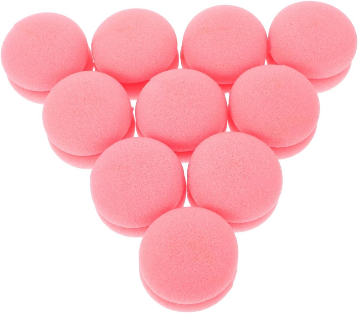 10 Stuks Spons Krultang Haarkrullen Haar Krulspelden Kappersspons Kleine Sponsrollen Salon Hair Curler Haarrollers Voor Vrouwen Vrouwen Krultang Zachte Haarkrullen Roze Spons