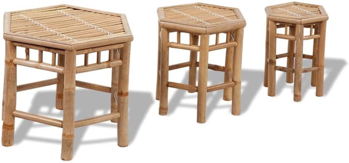 Tuinkruk, 3 stuks, opvouwbare krukken voor eetkamer en terras, rustieke krukken met eenvoudig design, belastbaar tot 110 kg per zithoek