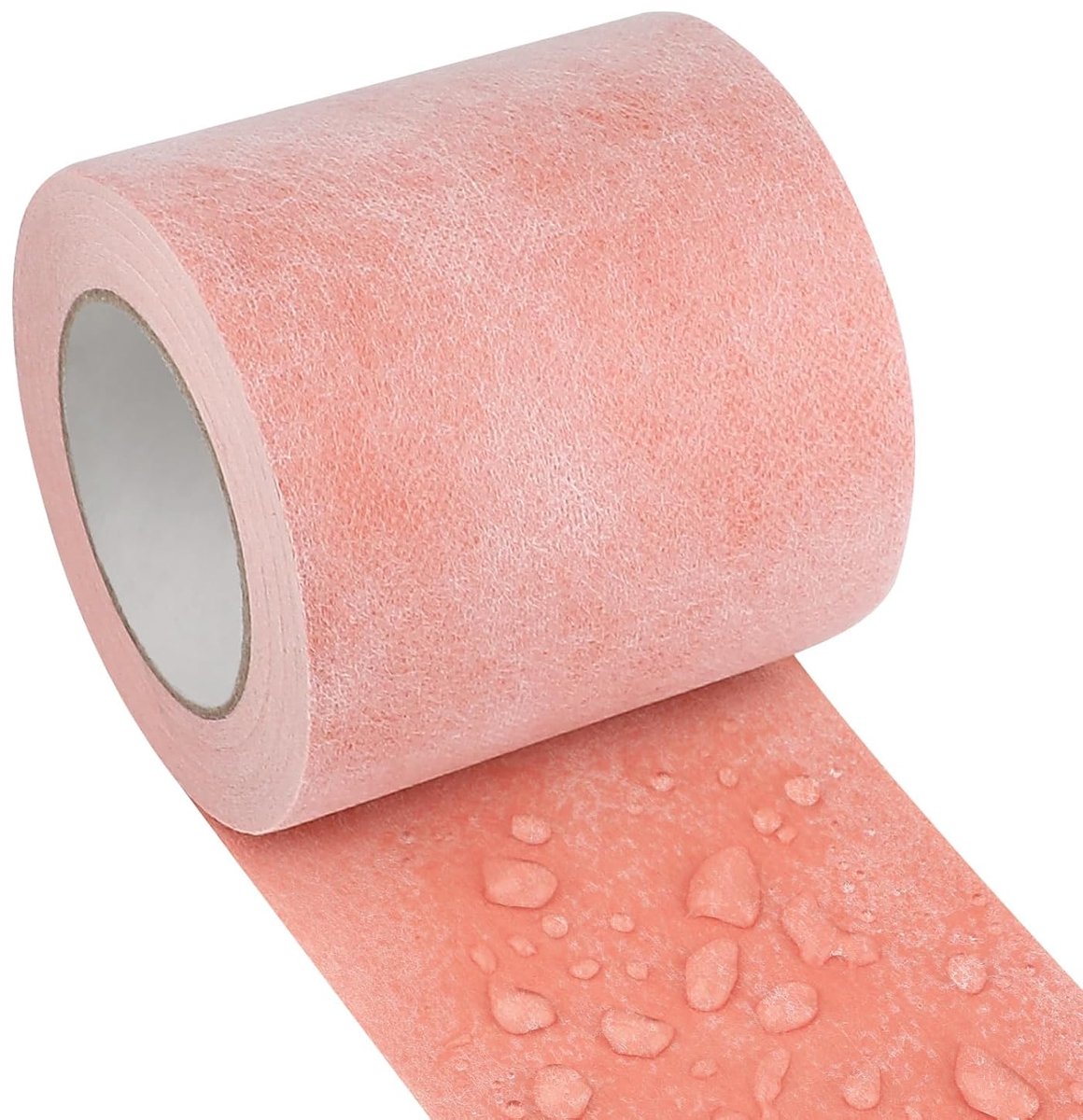 afdichtingstape, roze, 15 m x 12,7 cm, afdichtingstape, zelfklevende afdichtingstape, voor douche, badkamer, keuken, balkon, tegels, sanitair, scheurafdichting en vochtbescherming