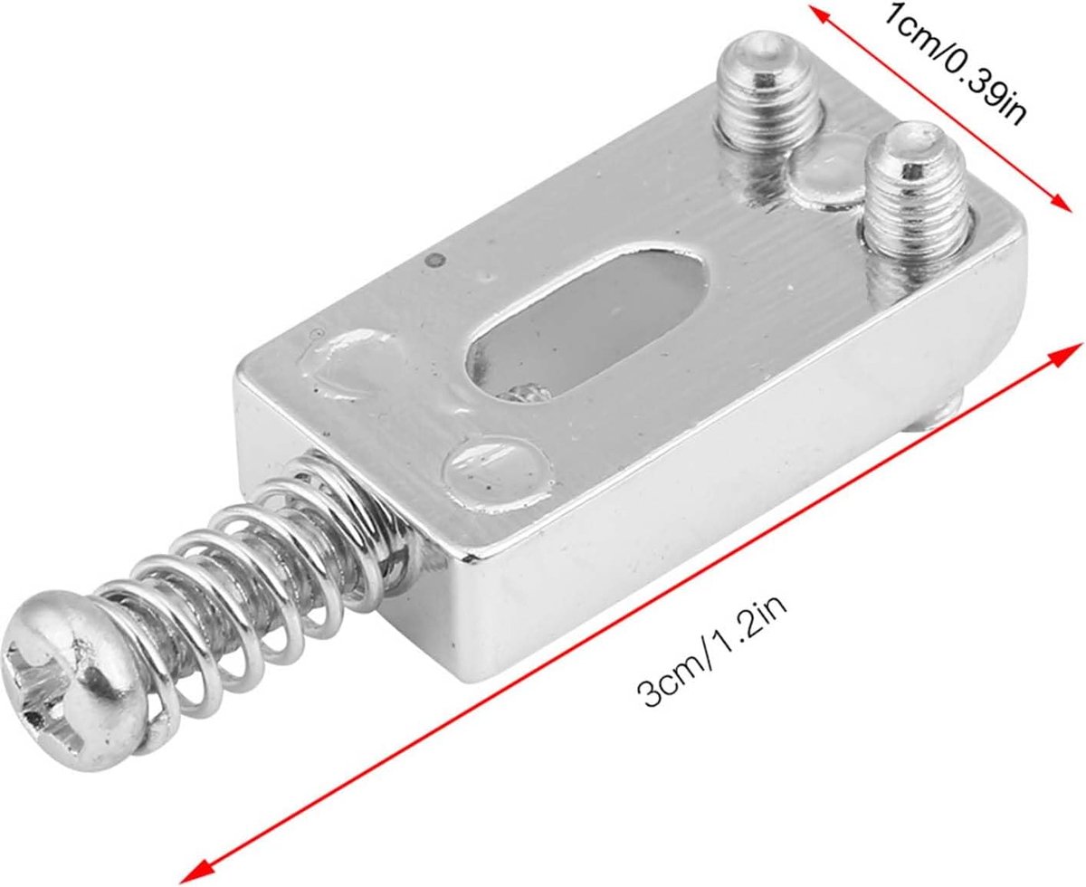 Tremolo Brug 6 Stuks - Vervangingsonderdelen - Inclusief Sleutel - Voor Elektrische Gitaar
