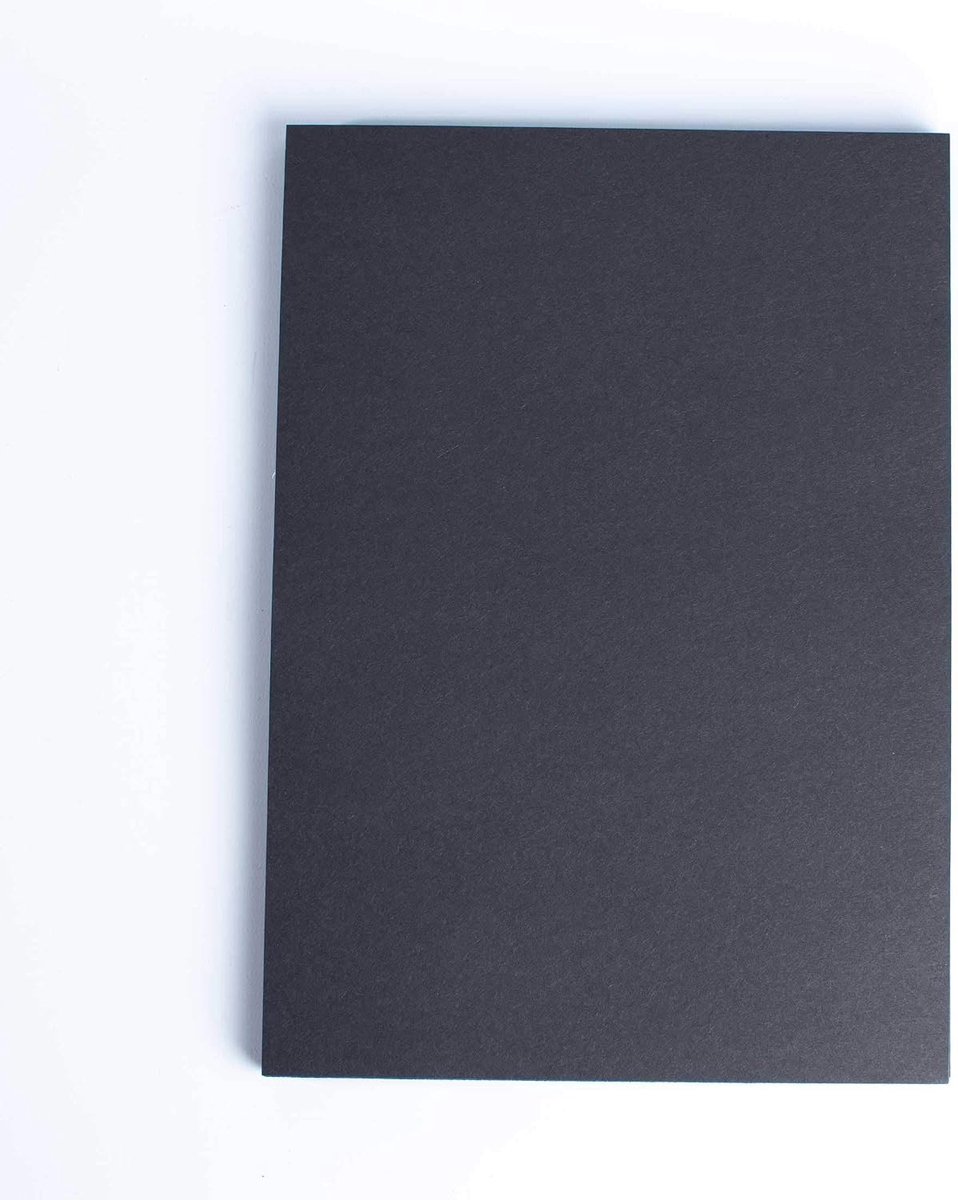 House of Card & Paper HCP455 A5 160 gsm kaart - zwart (Pack van 100)