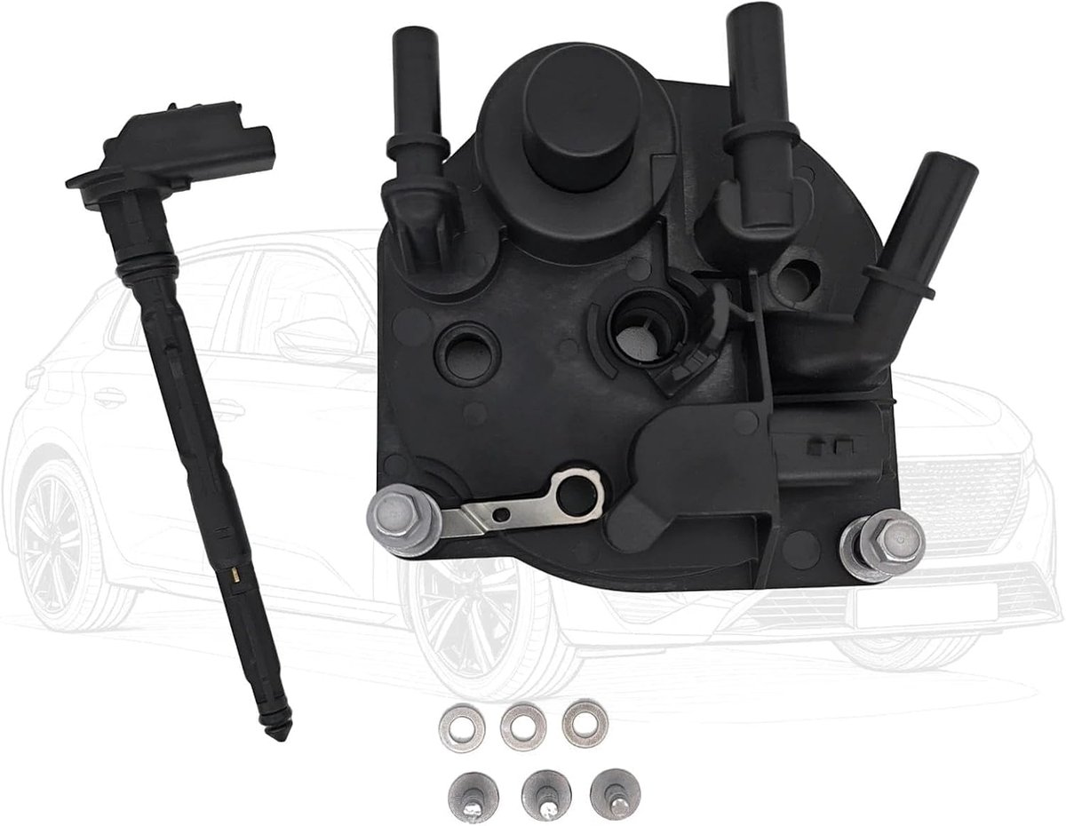 Brandstoffilterdeksel compatibel met Citroen C3 C4 C5 DS4 DS5 Berlingo Peugeot 207 208 308 3008 508 5008 1.6HDI 1.4HDI 9809721080 9809757980