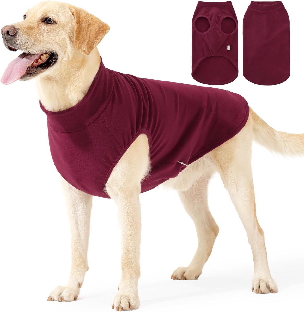 Truien, Lichte Trui, Sweater en Pyjama, Sweatshirt Vest voor Kleine, Middelgrote en Grote Honden, Zachte Jas voor Huisdierkleding (Rood, S)