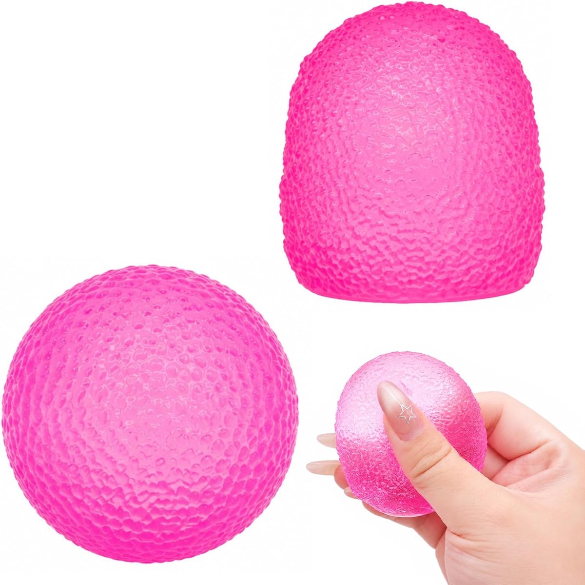 2 stuks anti-stressbal, stressbal, anti-stress speelgoed, squishy, knijpbal