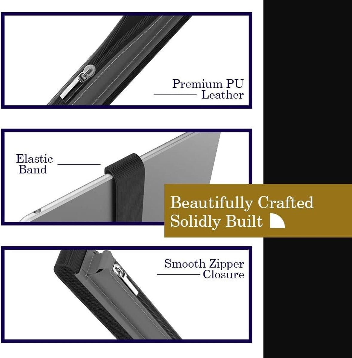 Pennenhouder voor Apple Pencil Pro en USB-C, Geschikt voor 1e en 2e Generatie, Ruimtegrijs en Duurzaam Design