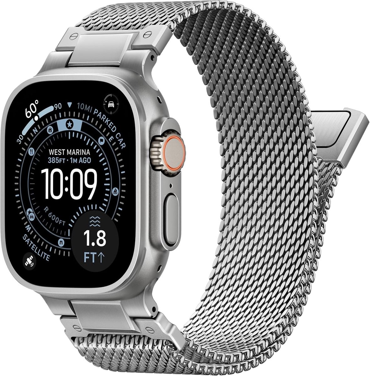Lus voor Apple Watch Ultra 3/2 Bandje Serie 11-1/SE 3/2 Heren