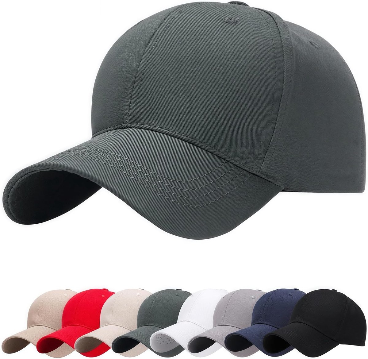 Honkbalpet voor heren, verstelbaar, wasbaar, klassieke baseballpet, uniseks, zonwering, katoenen baseballpet, verjaardagscadeau voor mannen, geschenken