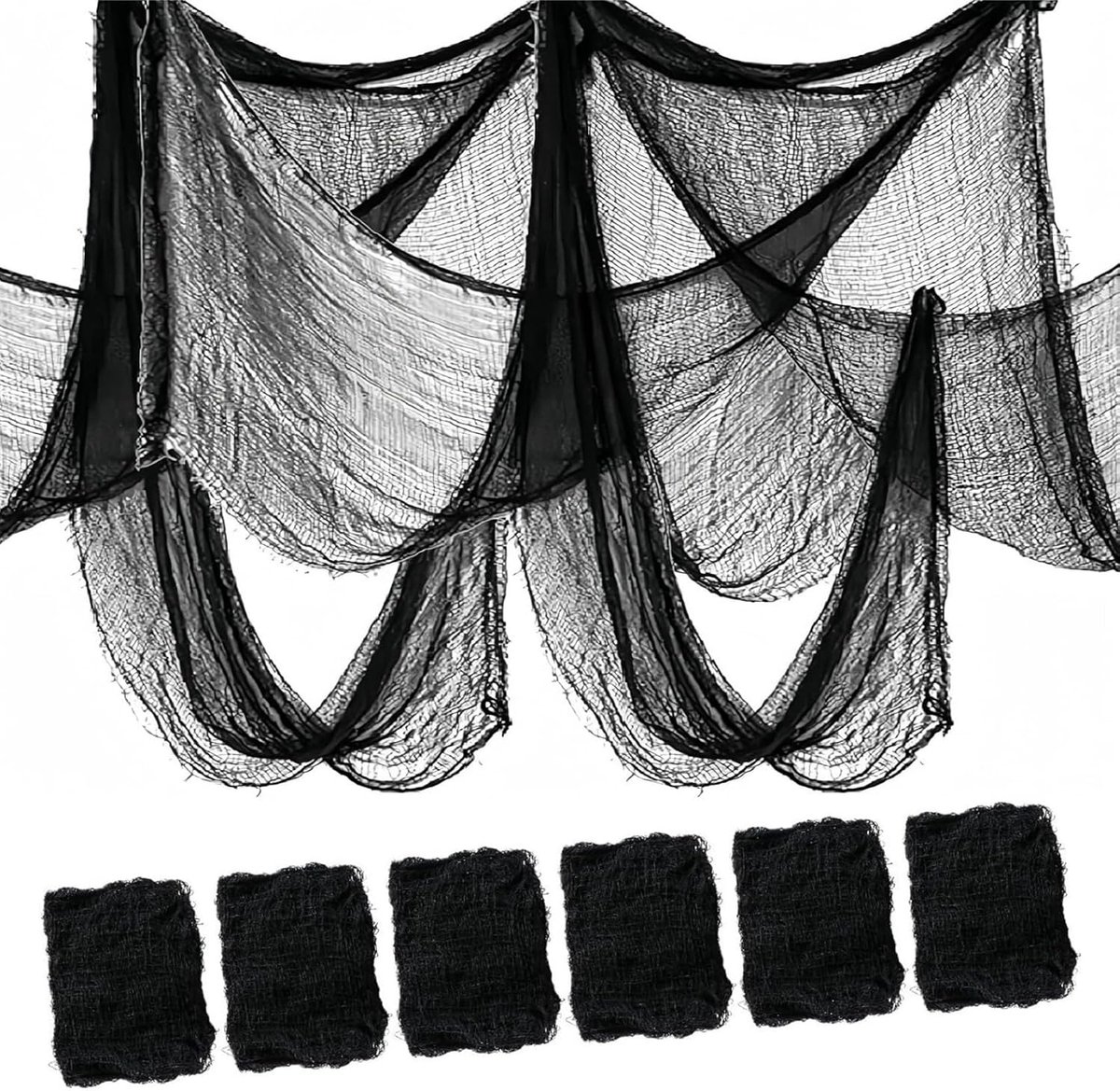 6 Pack Halloween griezelige doek