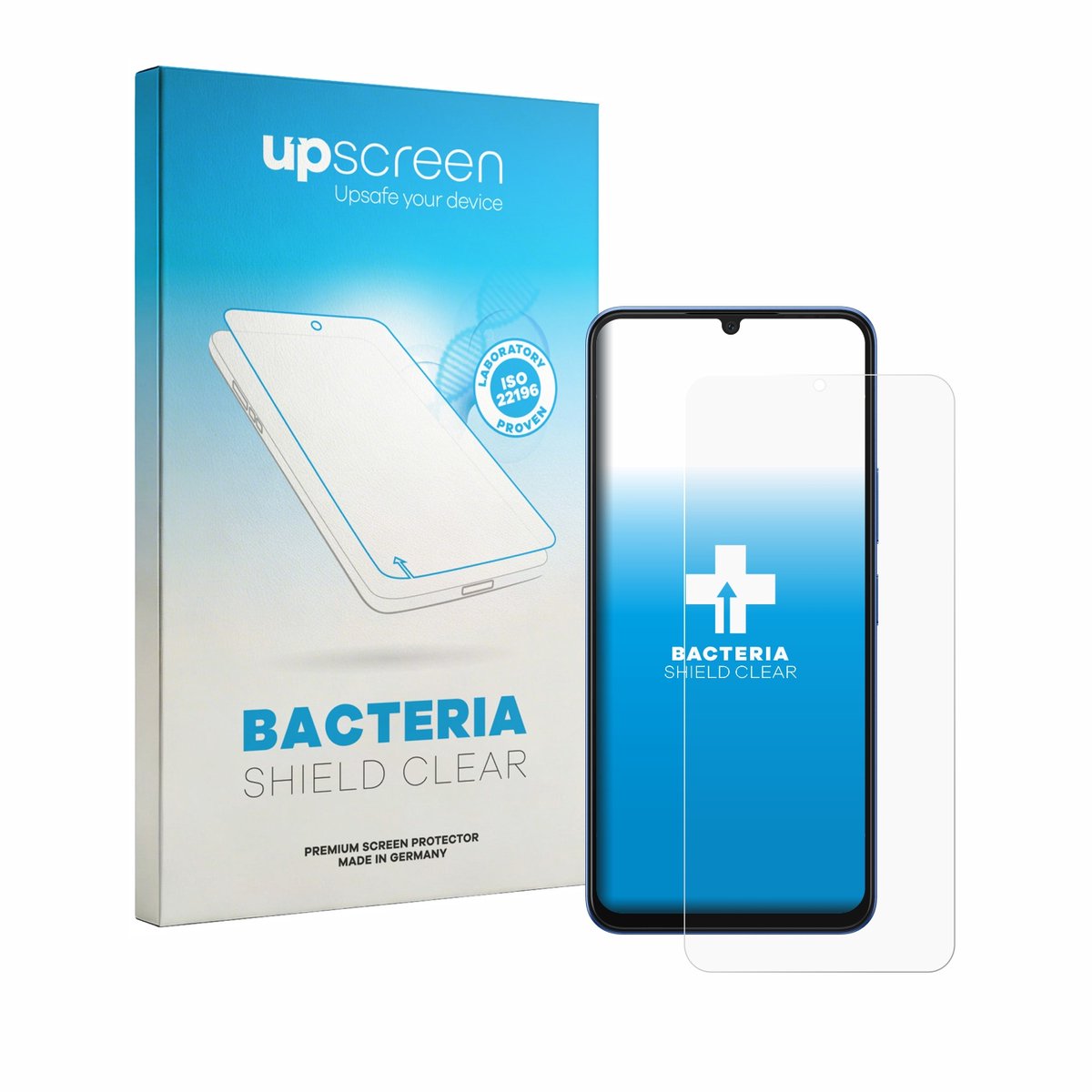 upscreen - Screenprotector voor Infinix Hot 60i - Folie Beschermfolie transparant antibacterieel