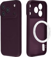 imoshion Hoesje - Geschikt voor Apple iPhone 18 Pro Max / 17 Pro Max - Color Backcover geschikt voor MagSafe - Bordeaux